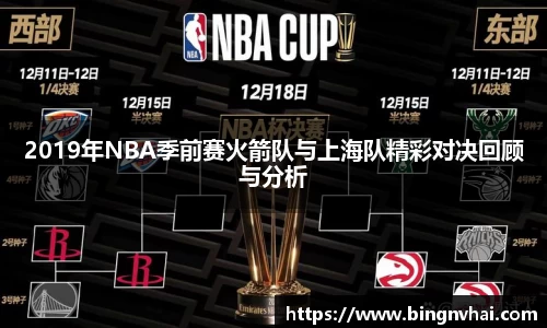 2019年NBA季前赛火箭队与上海队精彩对决回顾与分析